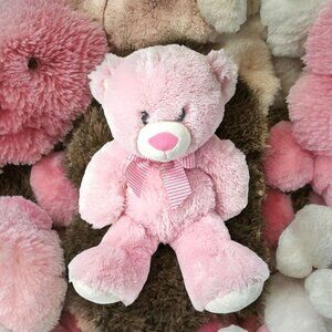 TY My First Teddy Bear Pink Girl Stuffed Animal Plush Soft 18” Toddler Baby Kids